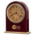 Howard Miller Parnell Rosewood Arch Alarm Clock w/ Gold Dial